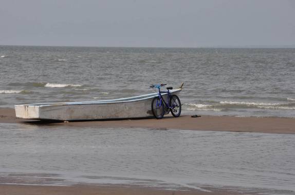 Praia do lago Nicarágua, a caminho de San Juan del Sur
